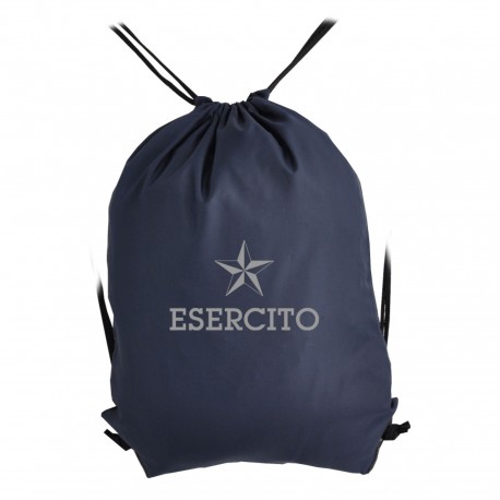 ZAINETTO PREMIUM GYMSAC BLU NAVY, 11 LT, 210 NYLON, 35X45 CM ESERCITO