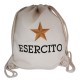 ZAINETTO ORGANIC FESTIVAL BACKPACK 100% COTONE ORGANICO, 41X37 CM ESERCITO