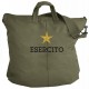 BORSA PORTACASCO VERDE CON LOGO RICAMATO E.I.