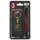 SET PENNA PLASTICA E PORTACHIAVI LOGO UFFICIALE MILAN