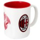 MUG IN CERAMICA INTERNO ROSSO ACM