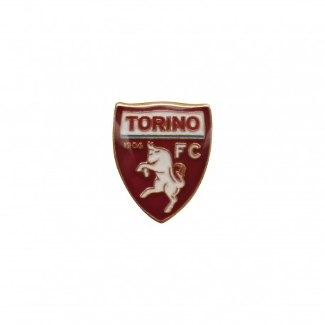 DISTINTIVO DORATO IN METALLO SMALTATO LOGO UFFICIALE TORINO FC