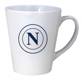 TAZZA CONICA INTERNO BIANCO CON LOGO BIFACCIALE