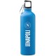 BORRACCIA CELESTE IN ALLUMINIO 800 ML CON SCRITTA SSC NAPOLI BIANCA E LOGO BIANCO