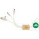 SET CAVI PER RICARICA IN COTONE E BAMBOO CONNESSIONI USB Typ C, MICRO USB