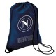 GYMSAC BLU NAVY CON LOGO BIANCO E SCRITTA SSC NAPOLI BIANCA SU UN LATO