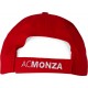 CAPPELLINO BASEBALL ROSSO E BIANCO MONZA