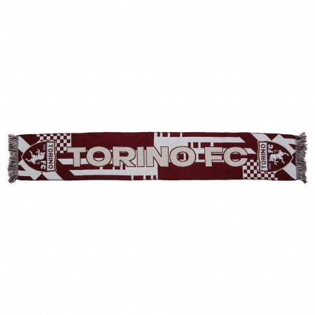 SCIARPA JACQUARD SCRITTA BIANCA TORINO FC