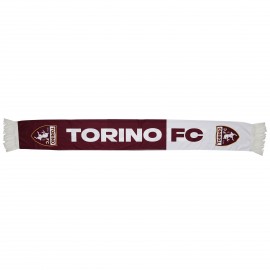 SCIARPA POLIESTERE BICOLORE SCRITTA TORINO FC