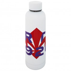 BORRACCIA IN TRITAN, ACCIAIO E BAMBOO, 800 ML, LOGO ROMBI FIORENTINA