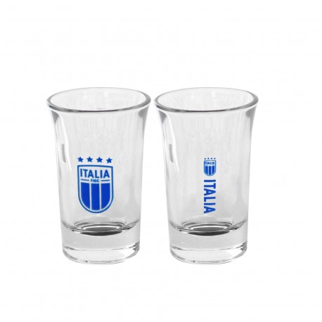 SET 2 BICCHIERINI SHOT 45 ML FIGC