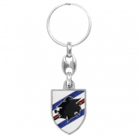 PORTACHIAVI IN METALLO SMALTATO LOGO UFFICIALE SAMPDORIA