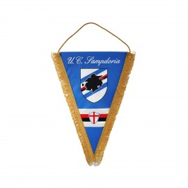 GAGLIARDETTO TRIANGOLARE 20X28CM SAMPDORIA