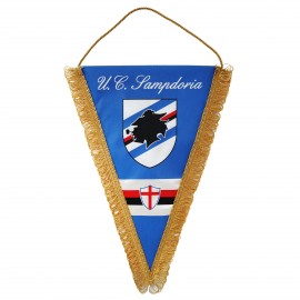 GAGLIARDETTO TRIANGOLARE 25X35CM SAMPDORIA