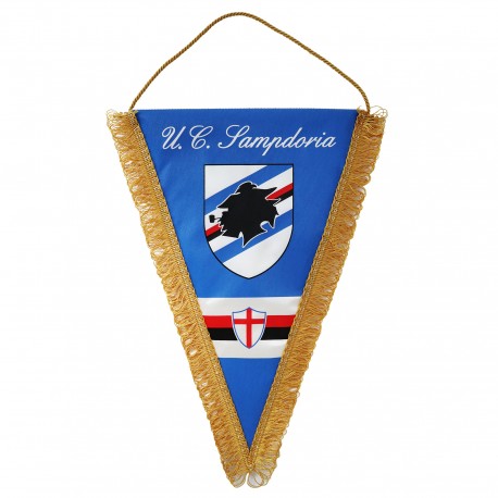 GAGLIARDETTO TRIANGOLARE 25X35CM SAMPDORIA